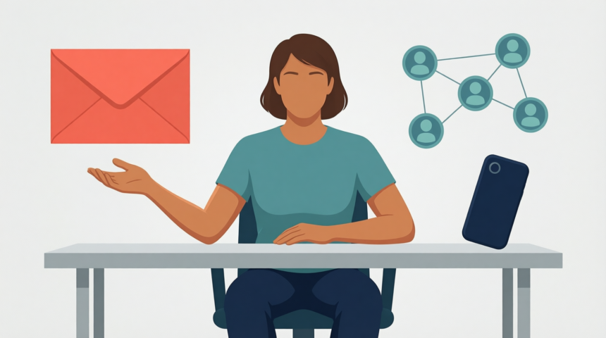 No Phone… Just Email and Facebook