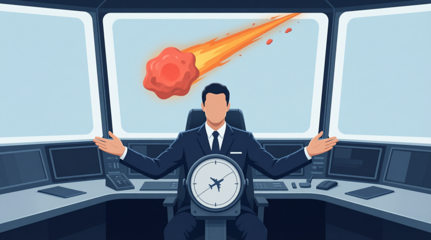 How much of a threat are meteors to aviation?