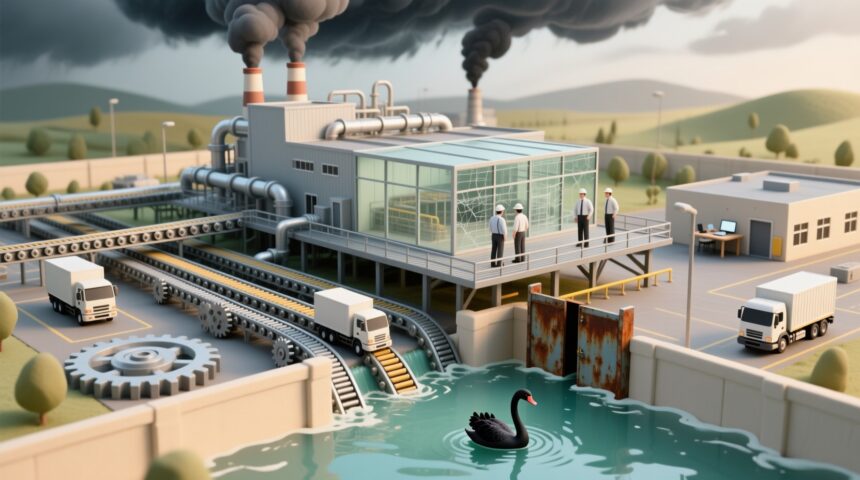 Inflexible Business Models and Black Swan Exposure