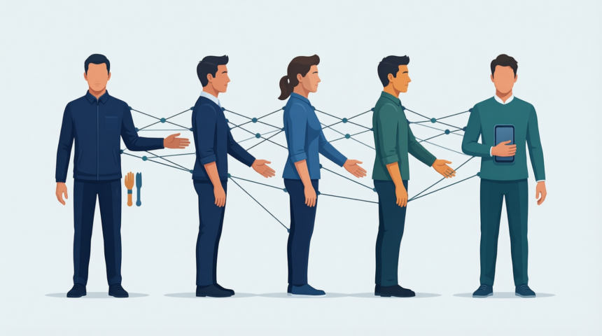 How many degrees of separation are there between your developers and users?