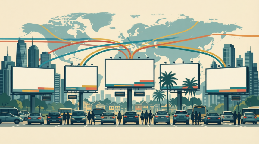 The Global Billboard Advertising Statistics and Dynamics