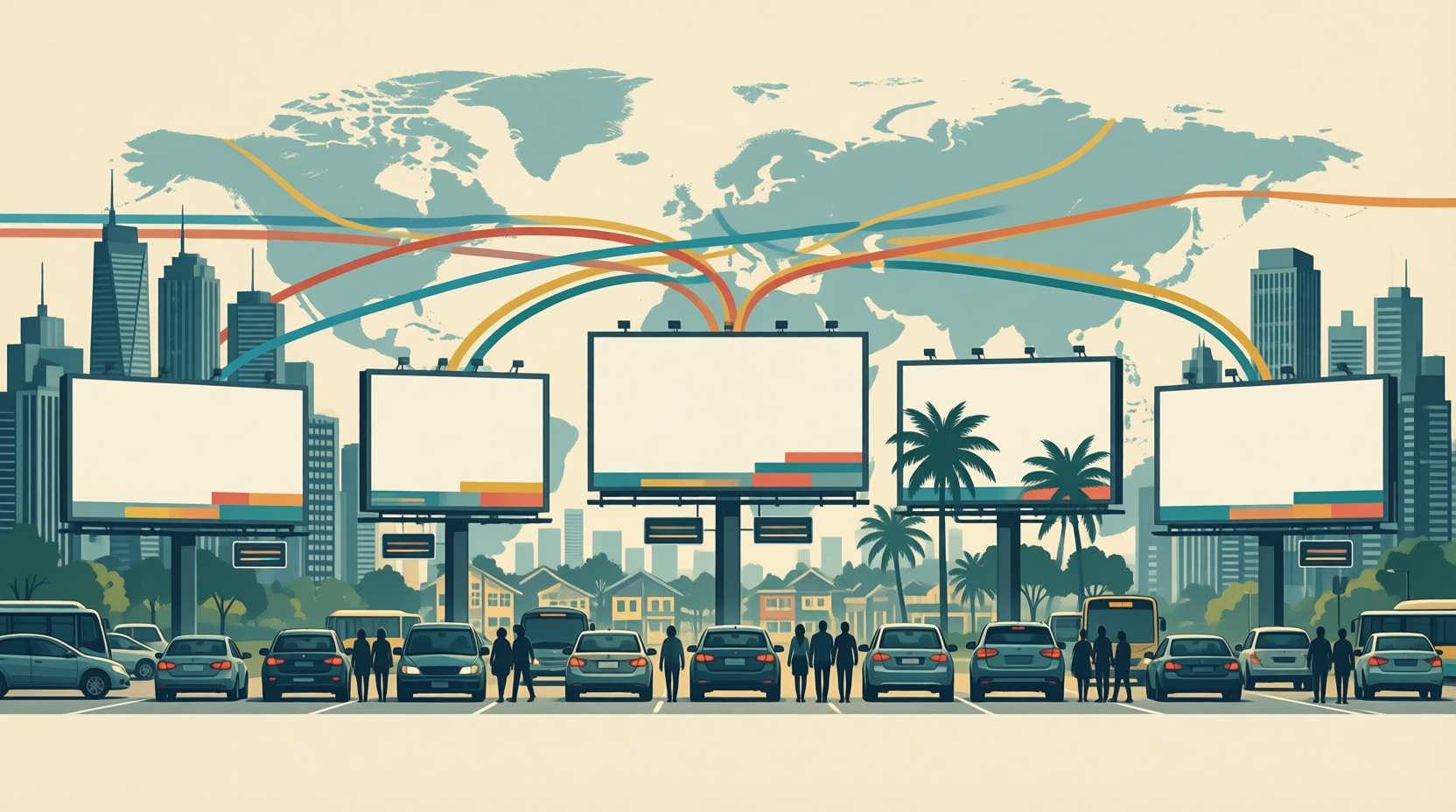 The Global Billboard Advertising Statistics and Dynamics