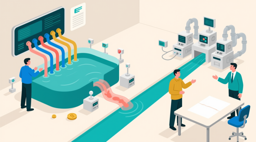 A Two-Stage Approach to Financial Return for Data Lakes