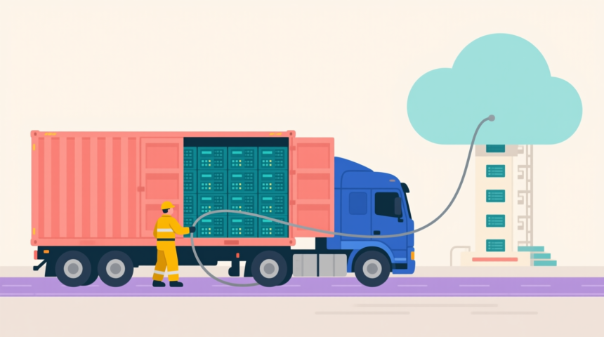 In it for the long haul: AWS will now truck data to the cloud