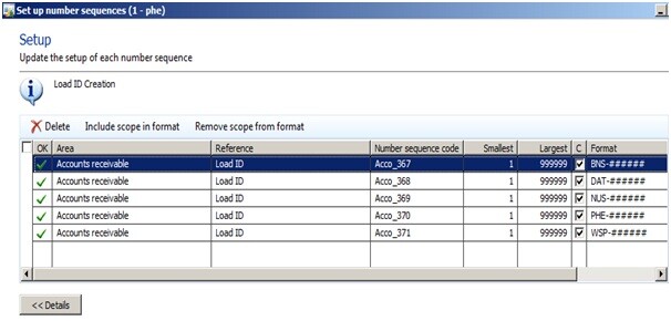 Tutorial - Number Sequence Framework in AX 2012 R3 (New module) 13 Number Sequence 12