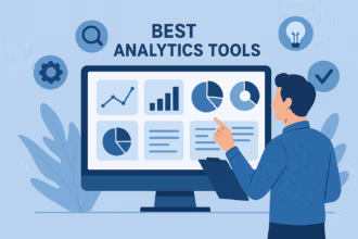 The 10 Best Analytics Tools in 2026, Grouped by Job -- AI-generated illustration