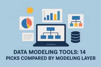 Data Modeling Tools: 14 Picks Compared by Modeling Layer in 2026 -- AI-generated illustration