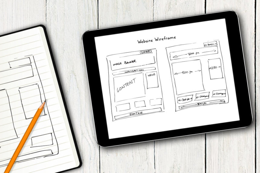 AI for developing wireframes