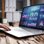 marketing dashboard for data visualization