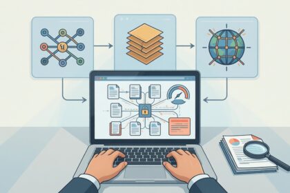 Technical architecture diagram and decision framework for a beginner’s guide to data-driven technical seo