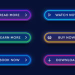 website analytics with ux design with buttons