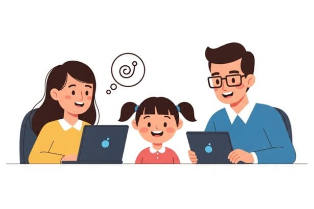 ai kids and their parents