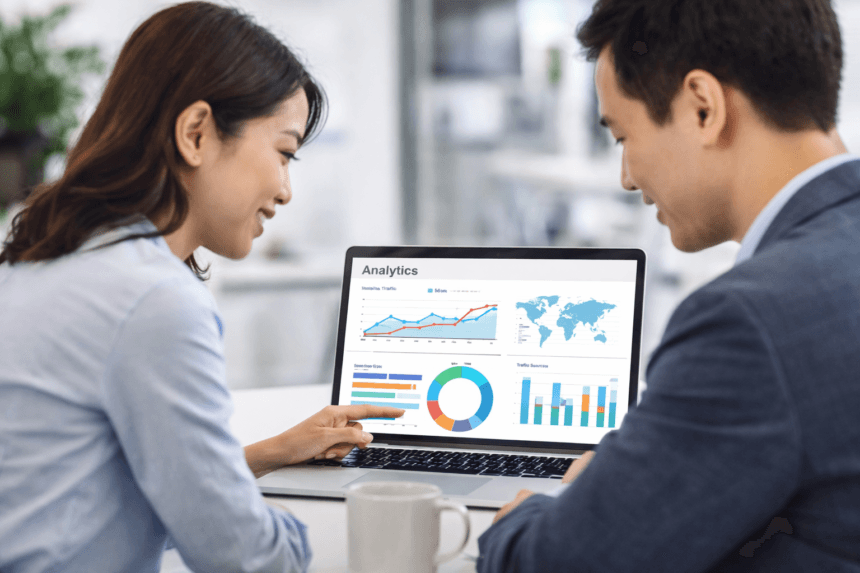 online business using analytics