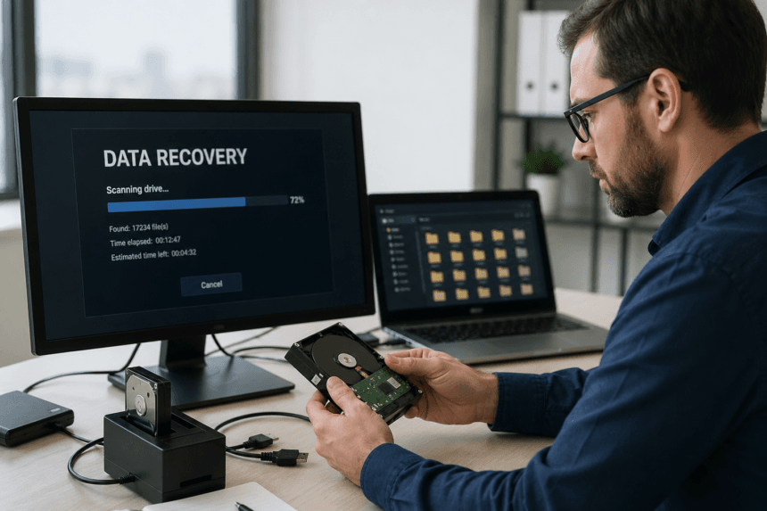 business recovering from data loss