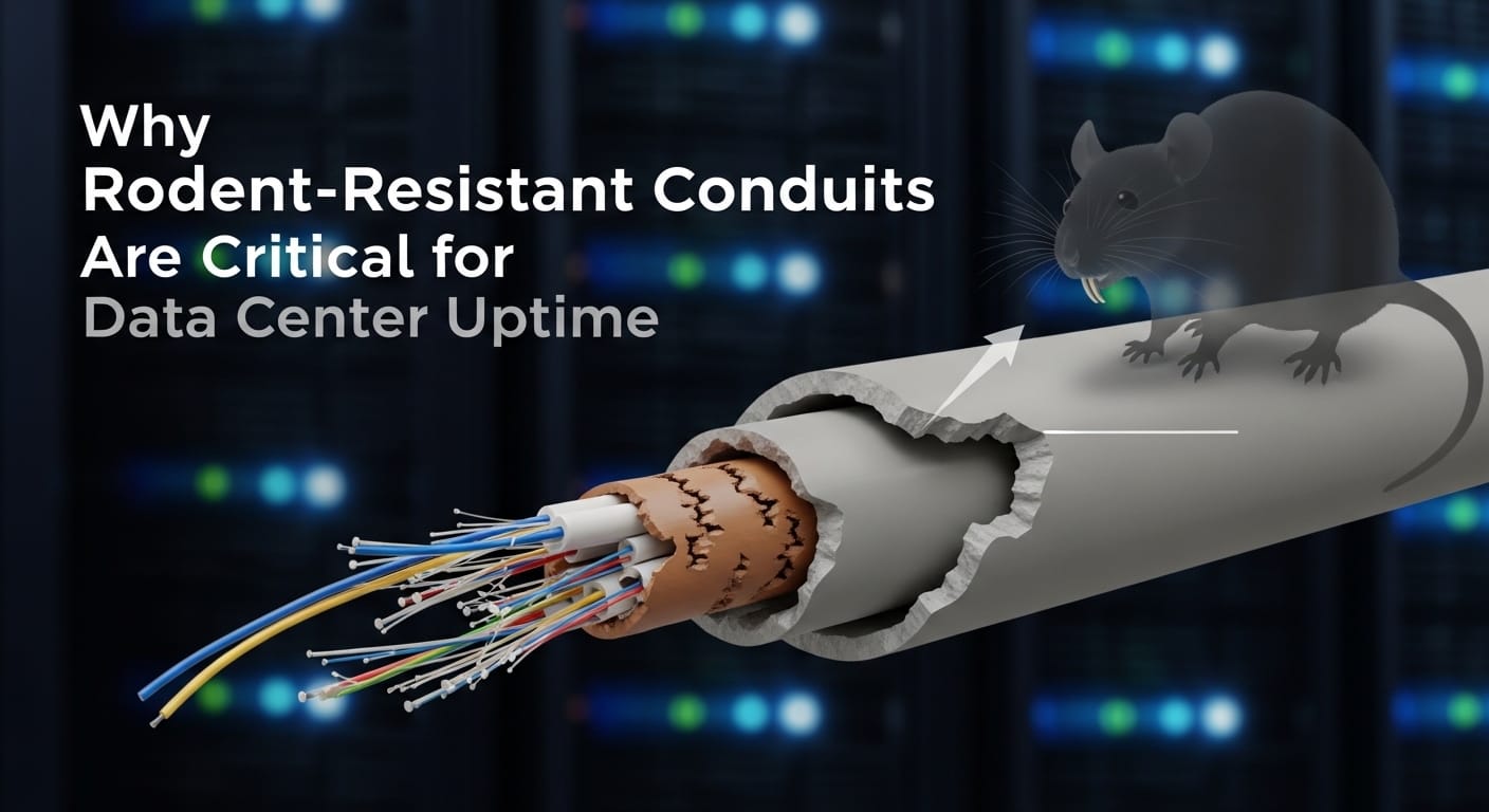 Why Rodent-Resistant Conduits Are Critical for Data Center Uptime