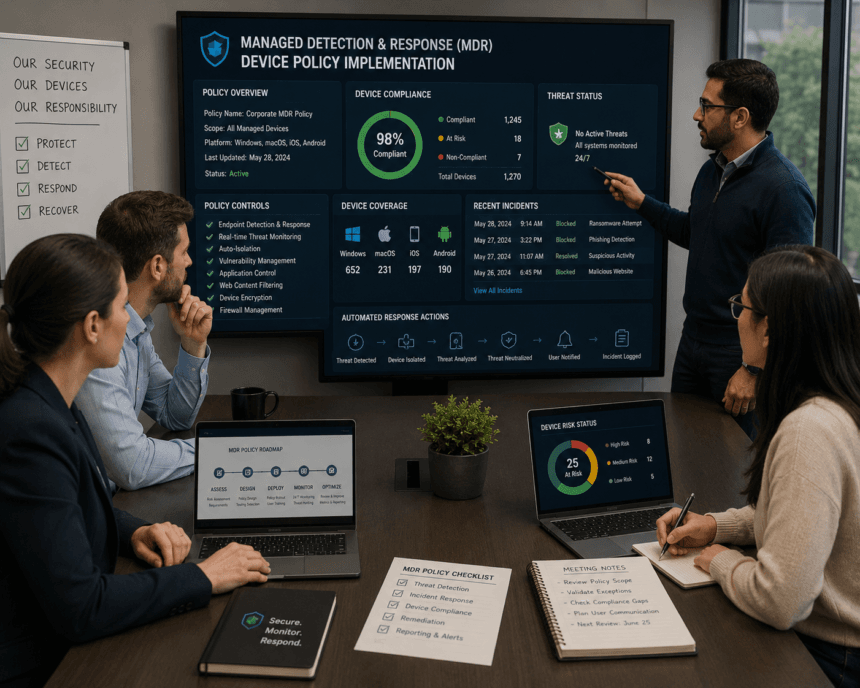 managed device response