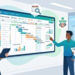 Evaluating Construction Scheduling Software for Better Data Visualization and Project Decisions -- AI-generated illustration
