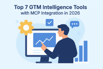 Top 7 GTM Intelligence Tools with MCP Integration in 2026 -- AI-generated illustration
