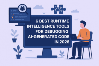 6 Best Runtime Intelligence Tools for Debugging AI-Generated Code in 2026 -- AI-generated illustration
