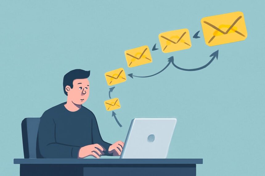 Because it's Friday: Visualizing an email chain