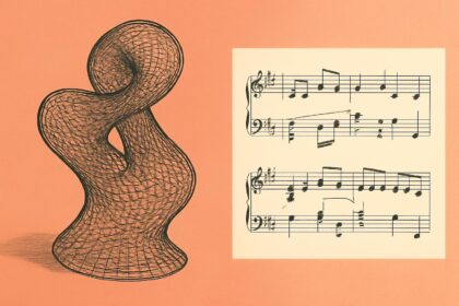 Data Visualization in 4D: Sculpture and a Musical Score
