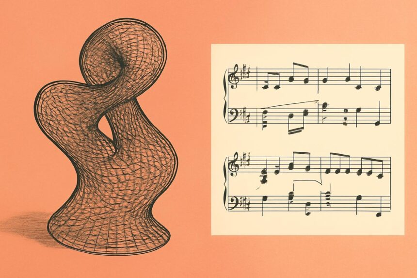 Data Visualization in 4D: Sculpture and a Musical Score