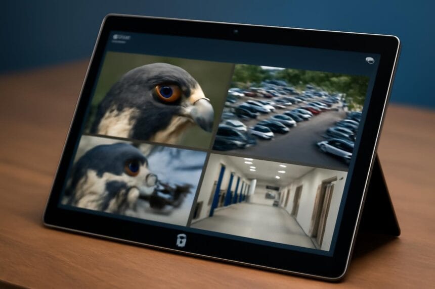 Falcon Eye demo on Microsoft Surface