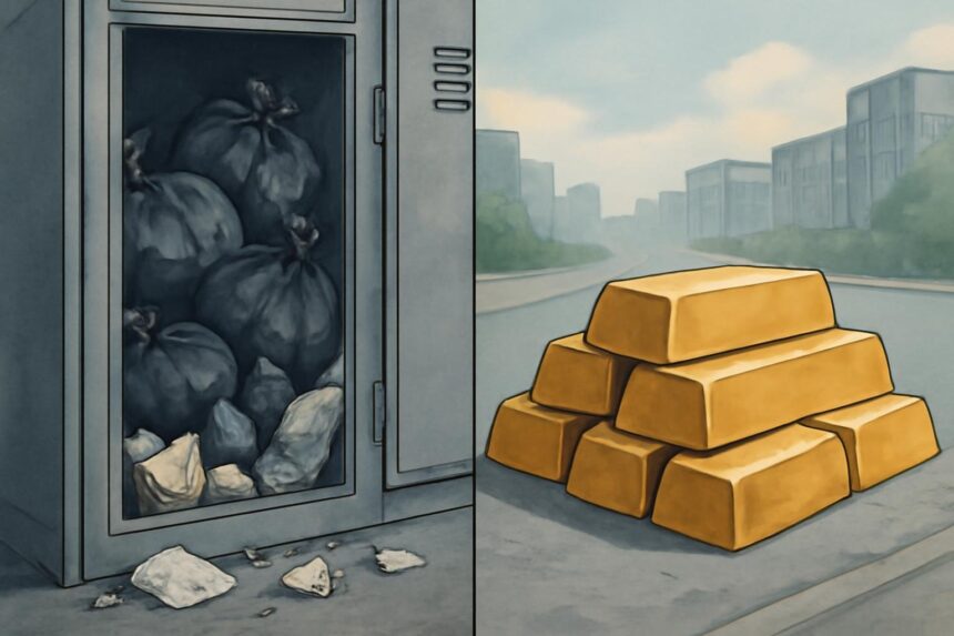 Garbage in the Lockers and Gold on the Streets
