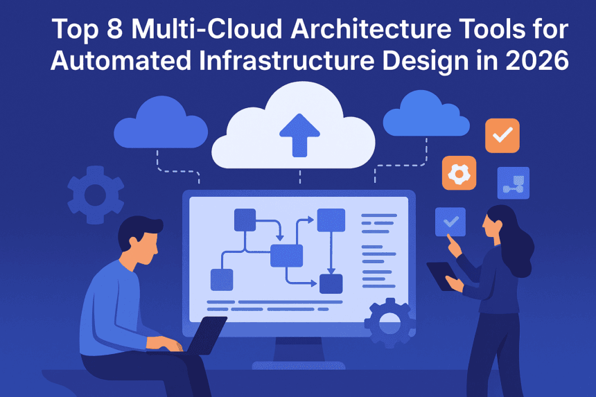 Top 8 Multi-Cloud Architecture Tools for Automated Infrastructure Design in 2026 -- AI-generated illustration