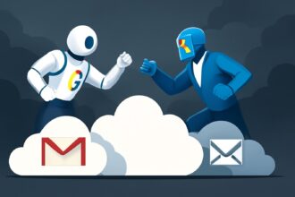 The War of Email Cloud Computing: Google vs. Microsoft