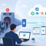 Managing Application Access When Corporate VPNs Reach Capacity Limits -- AI-generated illustration