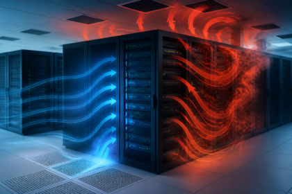 The Airflow Problems Hiding Inside Data Centers -- AI-generated illustration