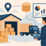 Using Warehouse, Transportation and Order Data to Plan Distribution-Center Capacity -- AI-generated illustration