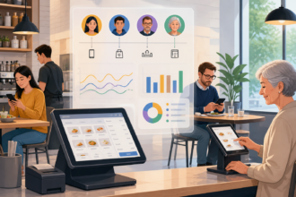 How Restaurant POS and Ordering Data Reveal Generational Customer Patterns -- AI-generated illustration