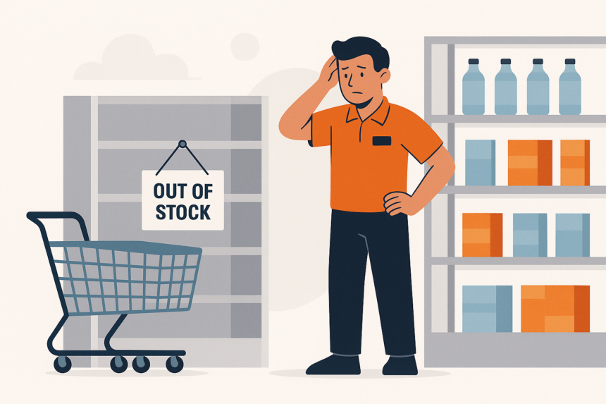 Retailers Should Stop Treating Every Stockout as Equal -- AI-generated illustration