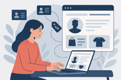 Custom Software Across Industries: Using Customer Data to Personalize Retail -- AI-generated illustration